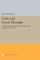 Book cover of: Exile and Social Thought. By: Lee Congdon