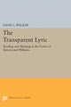 Book cover of: Transparent Lyric. By: David L. Walker
