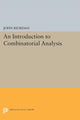Book cover of: Introduction to Combinatorial Analysis. By: John Riordan