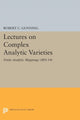 Book cover of: Lectures on Complex Analytic Varieties. By: Robert C. Gunning