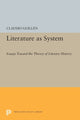 Book cover of: Literature as System. By: Claudio Guillen