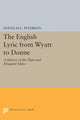 Book cover of: English Lyric from Wyatt to Donne. By: Douglas L. Peterson