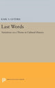 Book cover of: Last Words. By: Karl S. Guthke