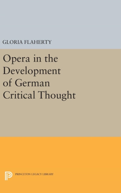 Book cover of: Opera in the Development of German Critical Thought. By: Gloria Flaherty