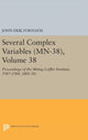 Book cover of: Several Complex Variables. By: John Erik Fornaess