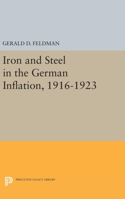 Book cover of: Iron and Steel in the German Inflation, 1916-1923. By: Gerald D. Feldman
