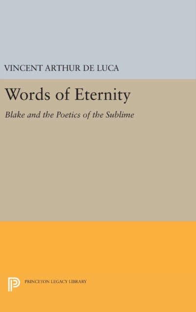 Book cover of: Words of Eternity. By: Vincent Arthur De Luca