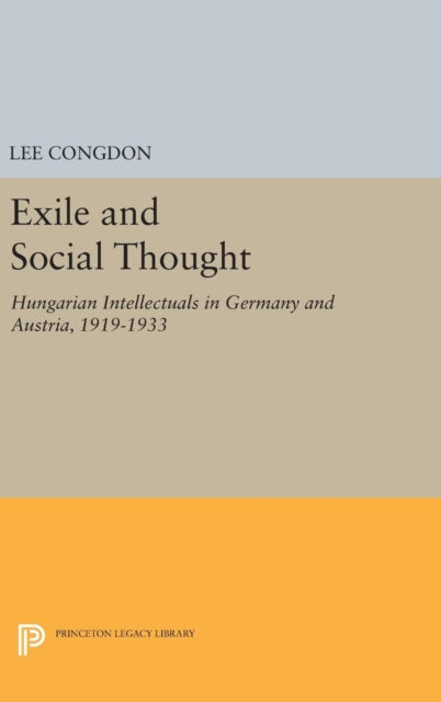 Book cover of: Exile and Social Thought. By: Lee Congdon