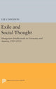 Book cover of: Exile and Social Thought. By: Lee Congdon