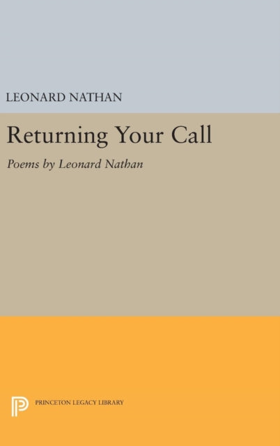 Book cover of: Returning Your Call. By: Leoard Nathan