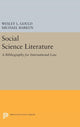 Book cover of: Social Science Literature. By: Wesley L. Gould
