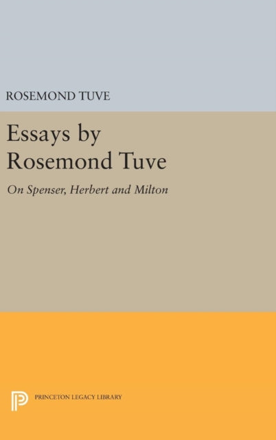 Book cover of: Essays by Rosemond Tuve. By: Rosemond Tuve