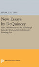 Book cover of: New Essays by De Quincey. By: Stuart M. Tave