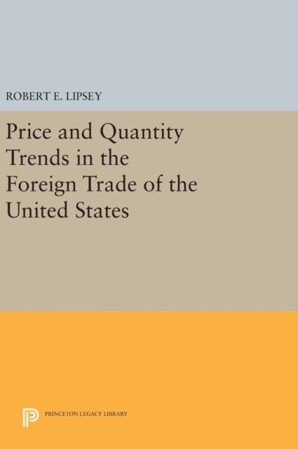 Book cover of: Price and Quantity Trends in the Foreign Trade of the United States. By: Karl Ferdinand Herzfeld