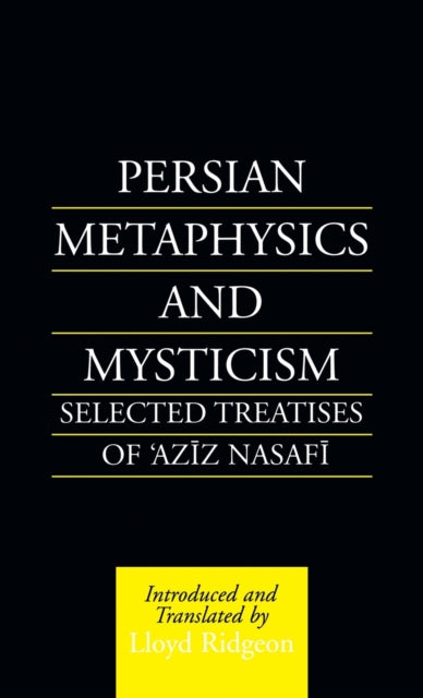 Book cover of: Persian Metaphysics and Mysticism. By: Lloyd Ridgeon