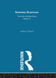 Book cover of: Estonian Grammar. By: Robert T. Harms