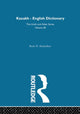 Book cover of: Kazakh-English Dictionary. By: Bor Schnitnikov