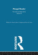 Book cover of: Mongol Reader. By: William Austin