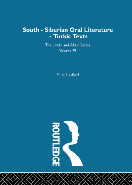 Book cover of: South-Siberian Oral Literature. By: Wilhelm Radloff