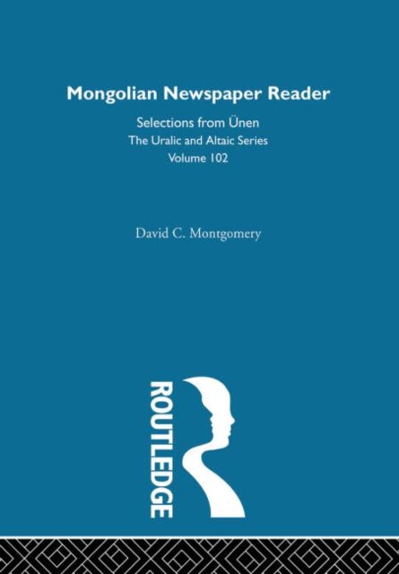 Book cover of: Mongolian Newspaper Reader. By: Davi Montgomery