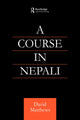 Book cover of: Course in Nepali. By: David Matthews