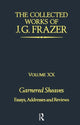 Book cover of: Garnered Sheaves. By: James George Frazer