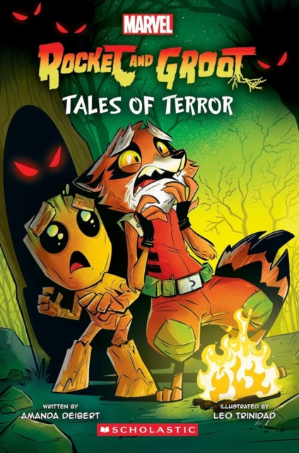 Book cover of: Rocket and Groot Graphic Novel #2: Tales of Terror. By: Amanda Deibert