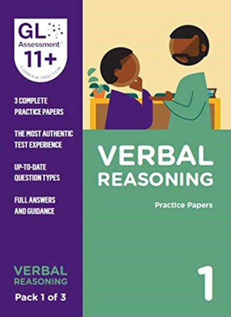 Book cover of: 11+ Practice Papers Verbal Reasoning Pack 1 (Multiple Choice)