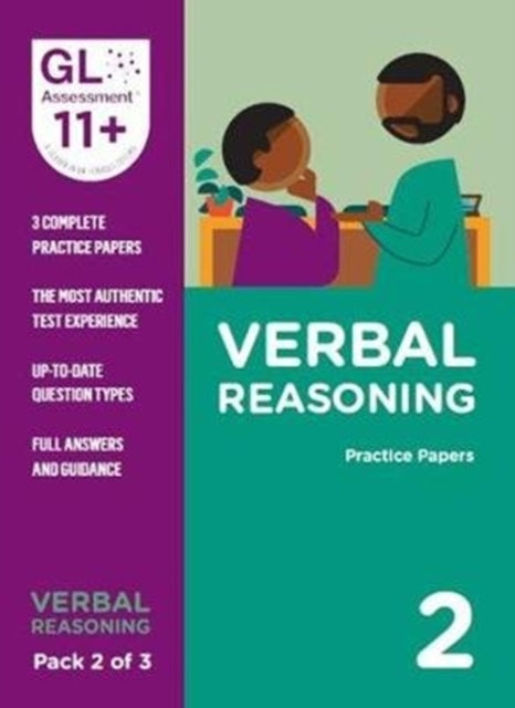 Book cover of: 11+ Practice Papers Verbal Reasoning Pack 2 (Multiple Choice)
