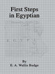 Book cover of: First Steps In Egyptian