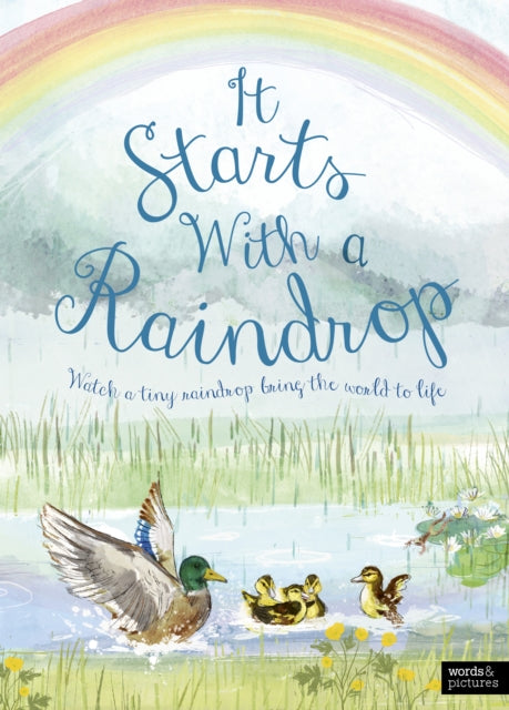 Book cover of: It Starts With A Raindrop. By: Sally Garland