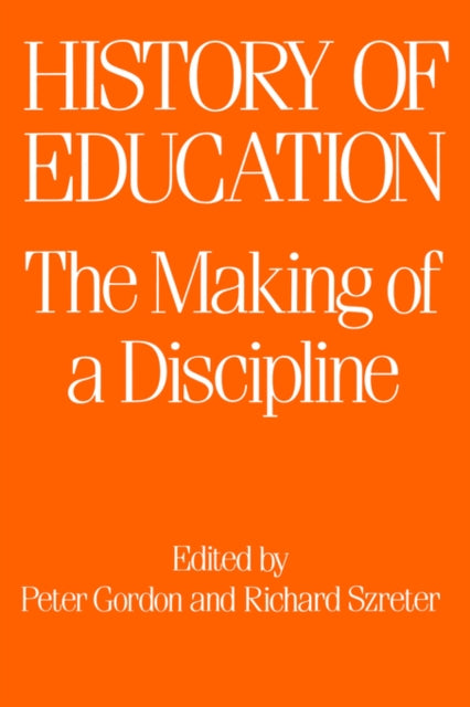 Book cover of: History of Education. By: Peter Gordon