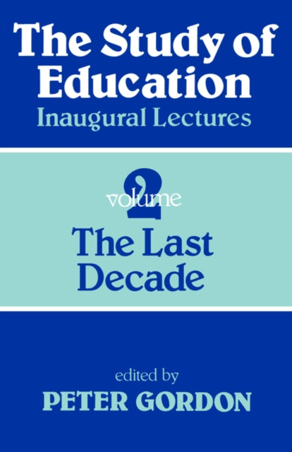 Book cover of: Study of Education Pb. By: Peter Gordon