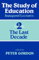 Book cover of: Study of Education Pb. By: Peter Gordon
