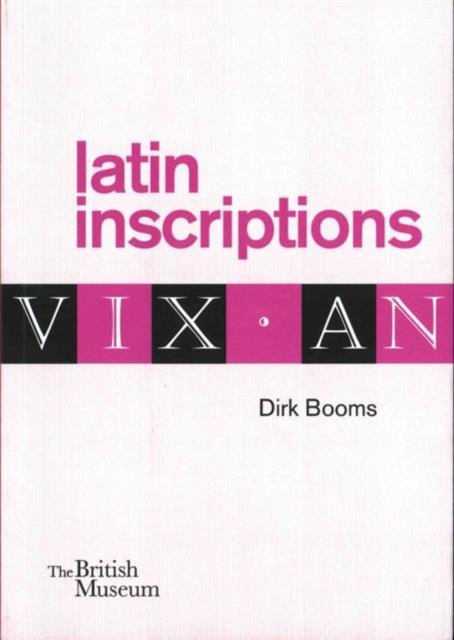 Book cover of: Latin inscriptions. By: Dirk Booms