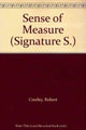 Book cover of: Sense of Measure