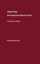 Book cover of: Walter Pater: an Imaginative Sense of Fact. By: Philip Dodd