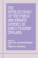 Book cover of: Intersections of the Public and Private Spheres in Early Modern England