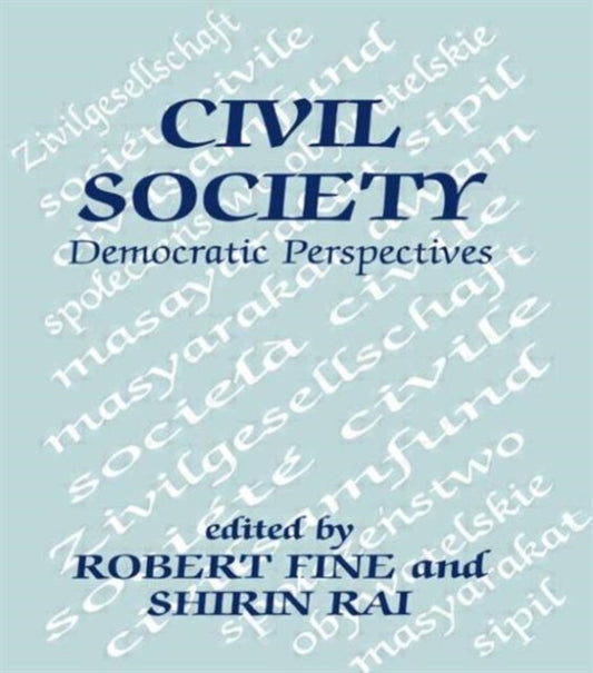 Book cover of: Civil Society. By: Robert Fine