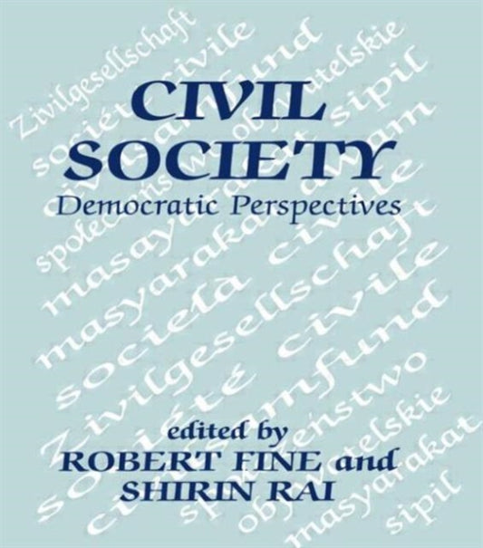 Book cover of: Civil Society. By: Robert Fine