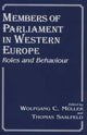 Book cover of: Members of Parliament in Western Europe. By: W. Muller