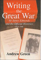 Book cover of: Writing the Great War