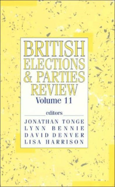 Book cover of: British Elections & Parties Review. By: Jon Tonge