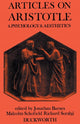 Book cover of: Articles on Aristotle. By: J. Barnes