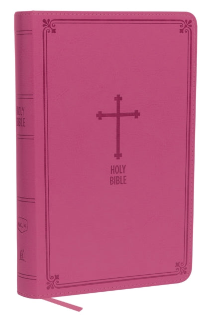 Book cover of: NKJV, Deluxe Gift Bible, Leathersoft, Pink, Red Letter, Comfort Print. By: Thomas Thomas Nelson