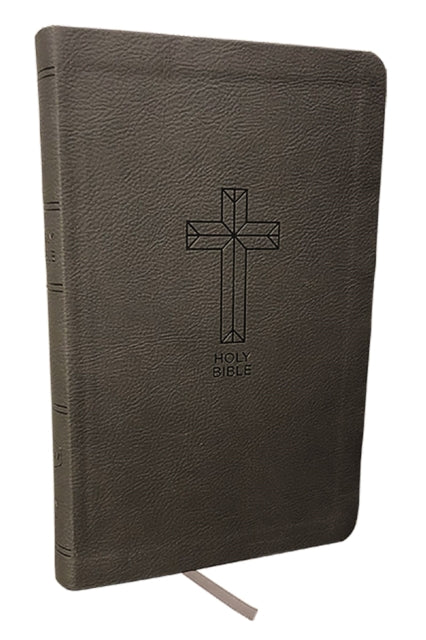 Book cover of: NKJV, Value Thinline Bible, Charcoal Leathersoft, Red Letter, Comfort Print. By: Thomas Thomas Nelson