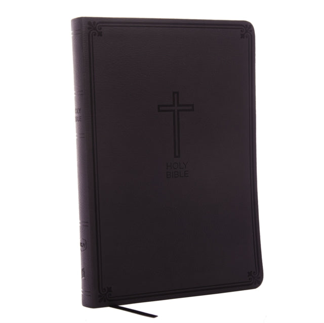 Book cover of: NKJV, Value Thinline Bible, Large Print, Charcoal Leathersoft, Red Letter, Comfort Print. By: Thomas Thomas Nelson