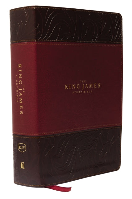 KJV, The King James Study Bible, Leathersoft, Burgundy, Red Letter, Full-Color Edition, Holy Bible, King James Version 9780718079789 Thomas Thomas Nelson