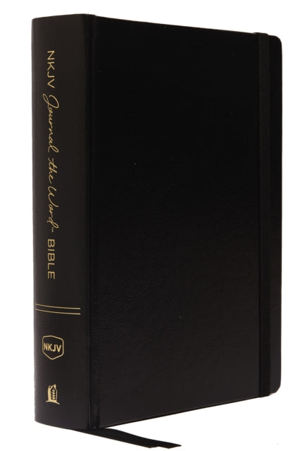 Book cover of: NKJV, Journal the Word Bible, Large Print, Hardcover, Black, Red Letter. By: Thomas Thomas Nelson