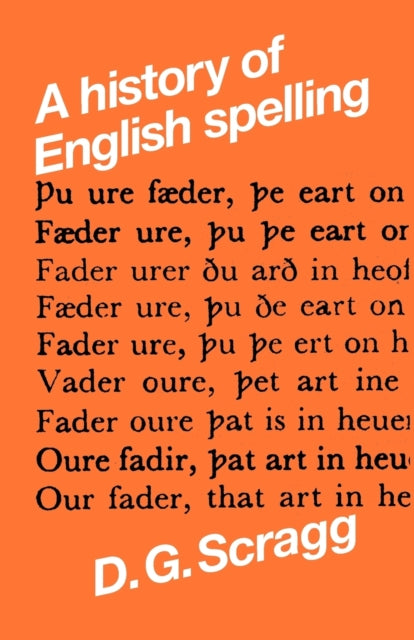 Book cover of: History of English Spelling